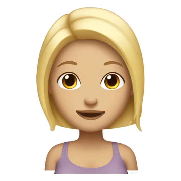 Pregnant blonde girl  sticker