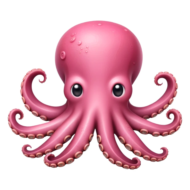 cute octopus made of SPAM MEAT sticker
