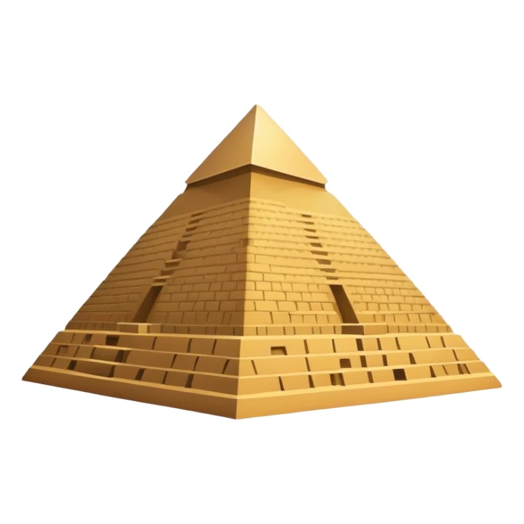 The Great Pyramid of Giza, no frame sticker