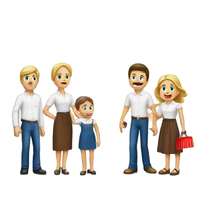 Rewe Familie Schmitz supermarket we Bertel sticker