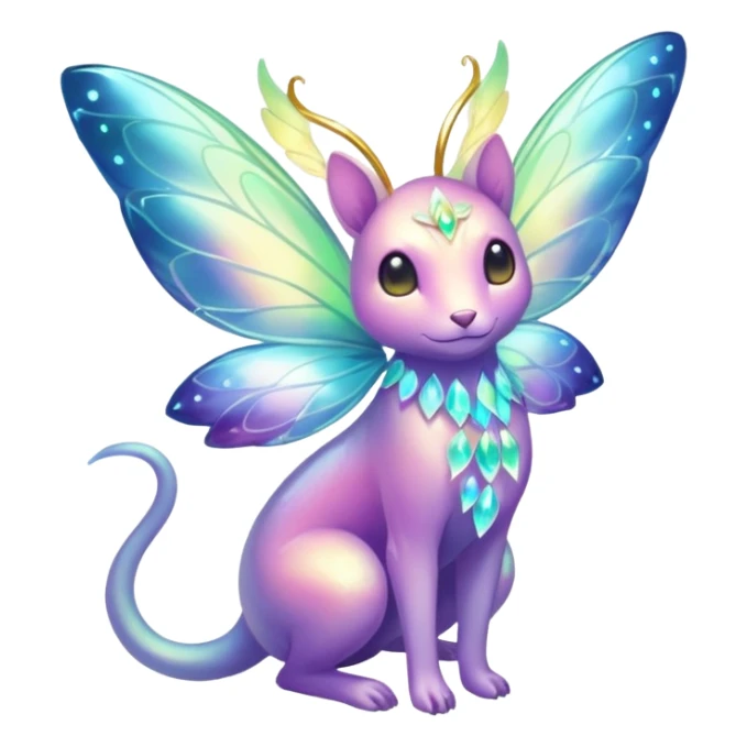 Light-type Fairy-type Fakémon-animal-creature sticker