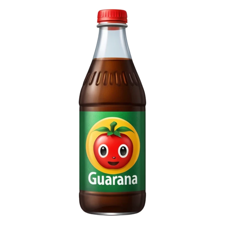 A bottle of guarana sticker