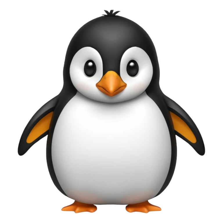 Pingouin qui vient de se réveiller  sticker