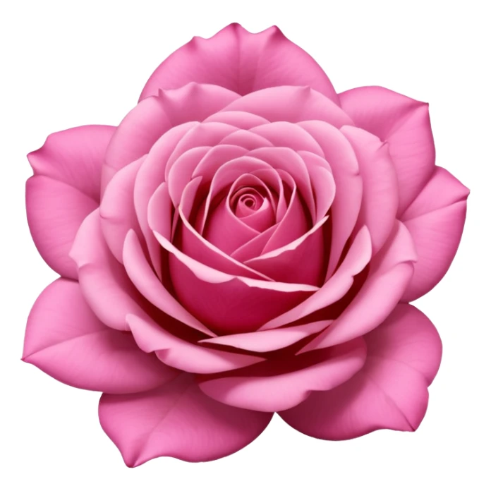 “A Polaroid-style photo of a pink rose  sticker