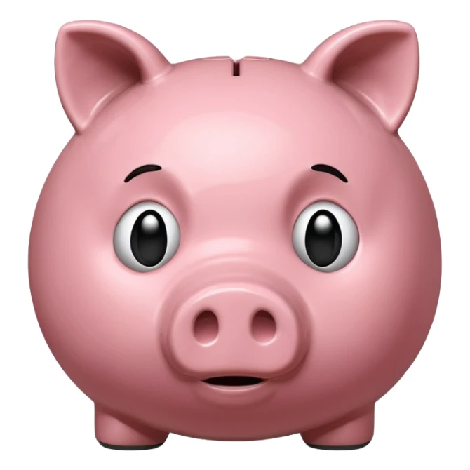 emoji of sad piggy bank] sticker