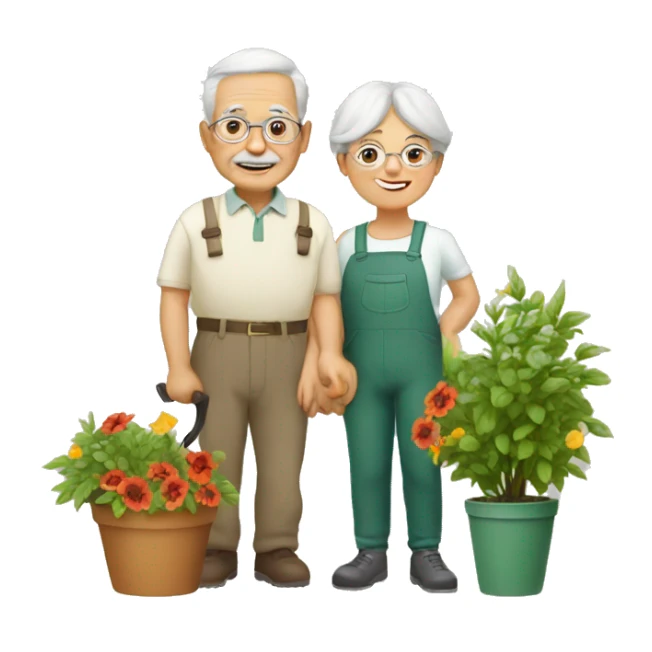 grandparents are gardener sticker