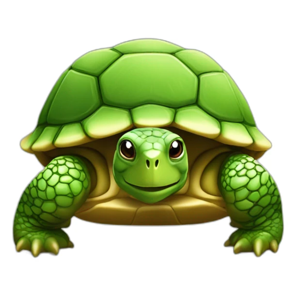 Tortue sur un lièvre sticker