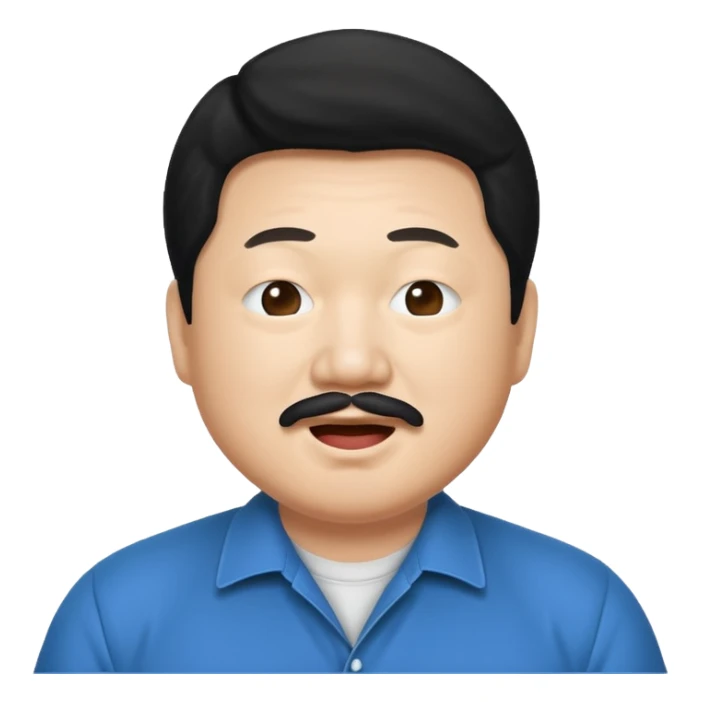 photo realistic Bobby lee the comedian sticker