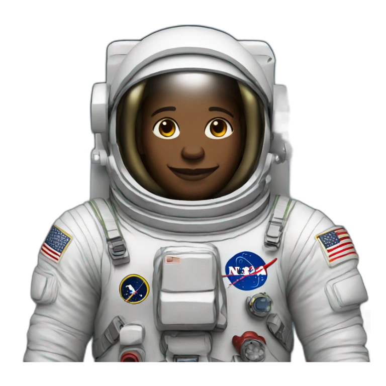 white astronaut sticker