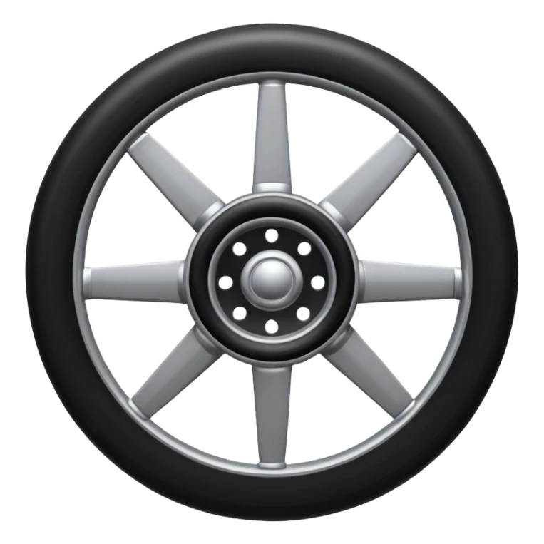 Wheel of plane sticker