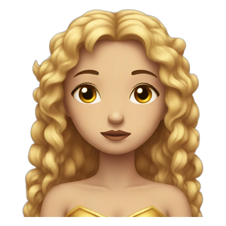 sad godess of love sticker