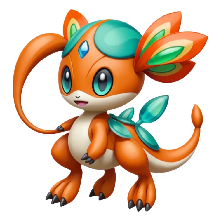 Meloetta-Vibrava-Trapinch-Sigilyph-Pokémon-Fakémon-hybrid-fusion-creature sticker