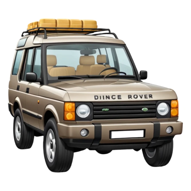 Grey-brown Land Rover Discovery
Apple emoji style. sticker