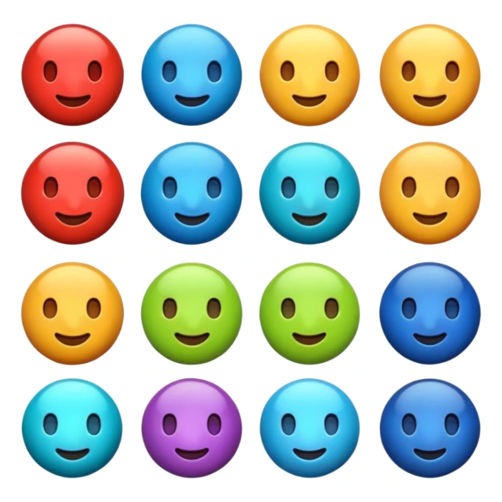 3D planet emoji in Apple emoji style, smooth rounded shape, glossy surface, soft lighting, minimal design, vibrant colors, dark background, clean and cute emoji look, high resolution. sticker