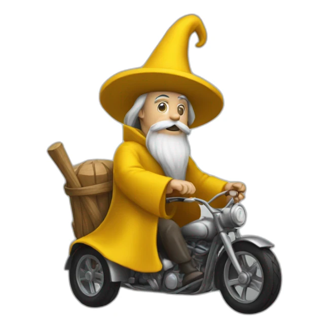 mustard-wizard-on-the-wheels-of-steel sticker