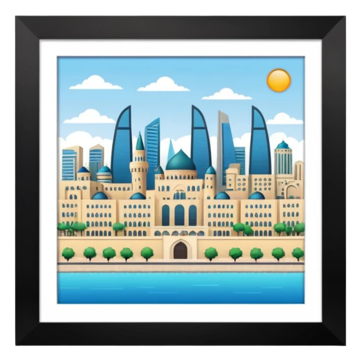 Baku City sticker