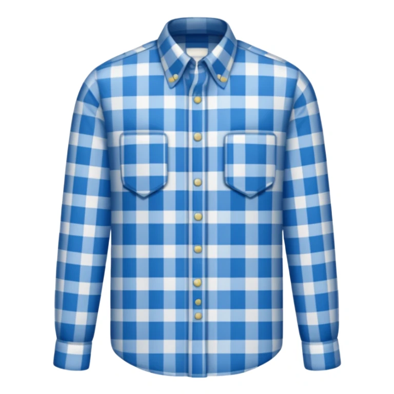 Camisa manga longa xadrez  sticker