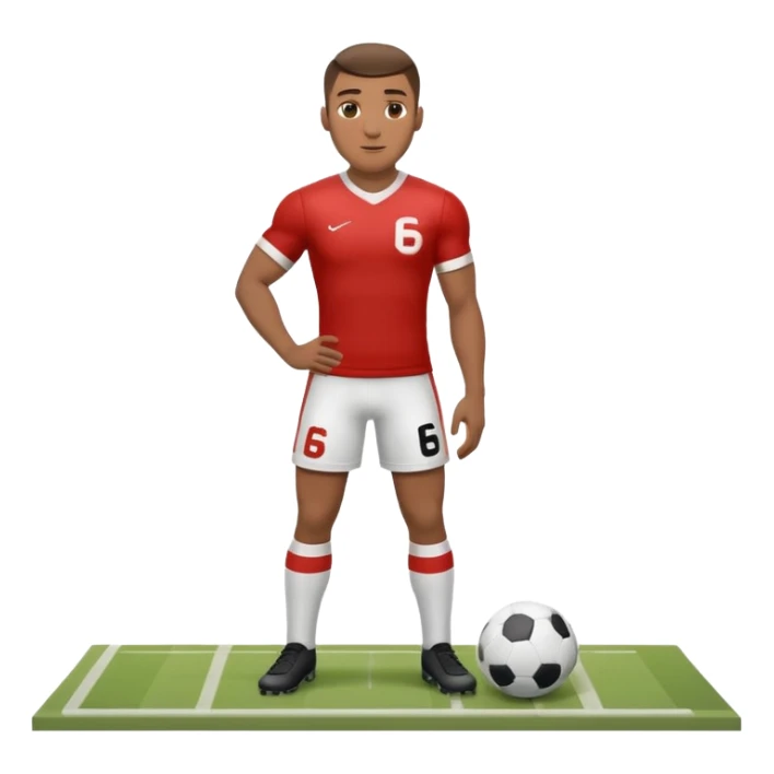 A football player with number 66, stand near a corner kick sticker