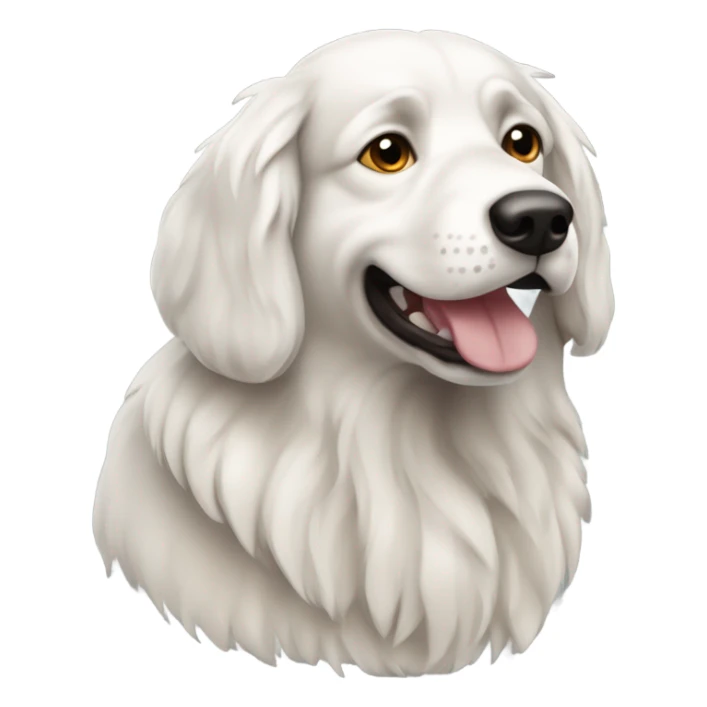 medium-sized Hungarian herding dog breed with a non chalant demeanor  sticker