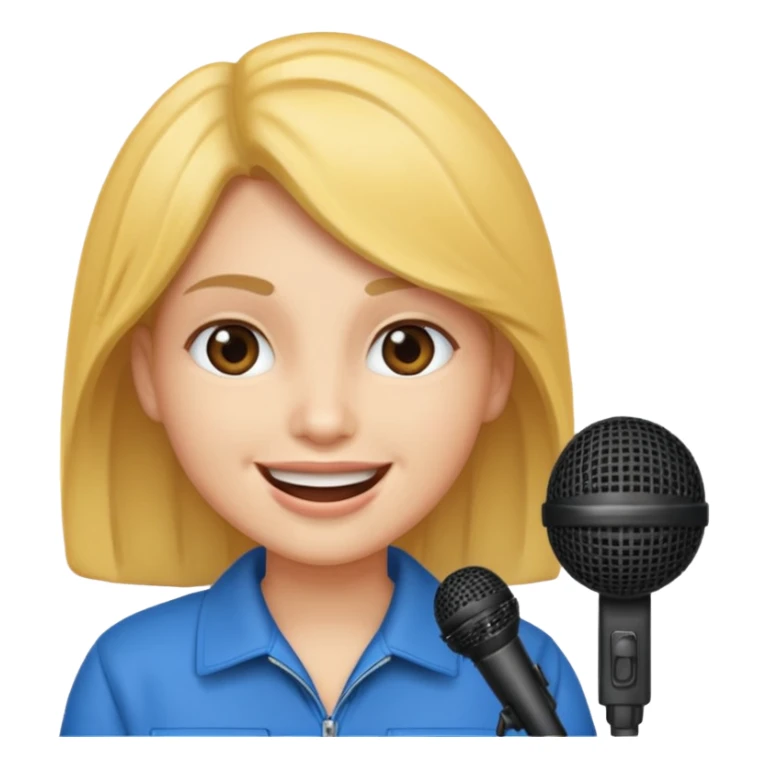 Créer un avatar qui est face à un caméra avec des micros sticker