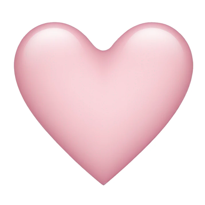 Light pink heart sticker
