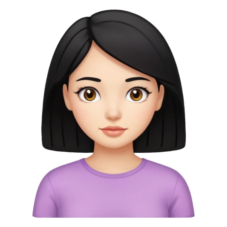 latina black hair cute pastel colors skin care sticker