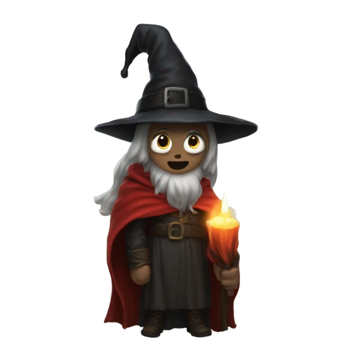 Path of exile witch with Santa hat sticker