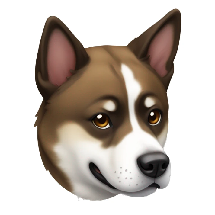Brindle Japanese Akita inu sticker