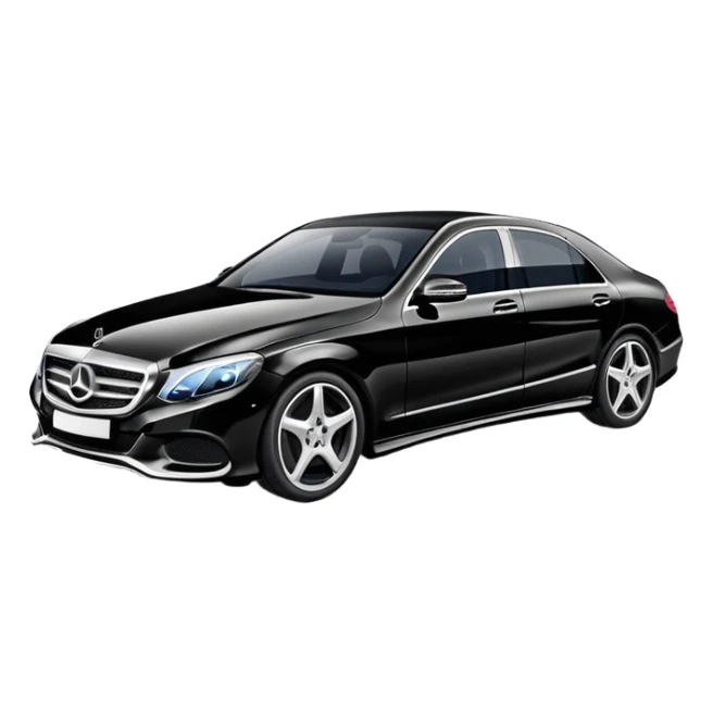 Mercedes-Benz luxury car sticker