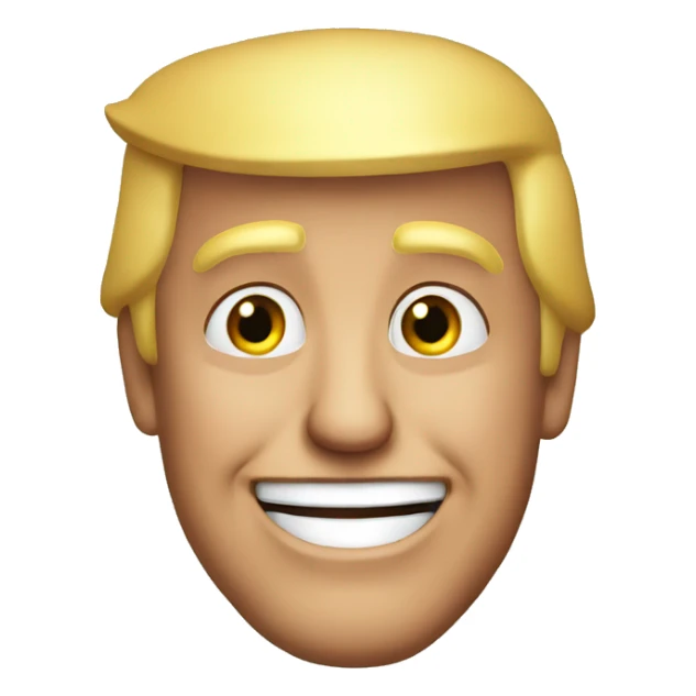 Donald trump happy sticker