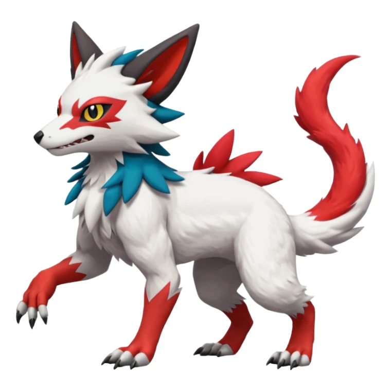 Trico-Sergal-Nargacuga-Litten-Zangoose-fusion sticker
