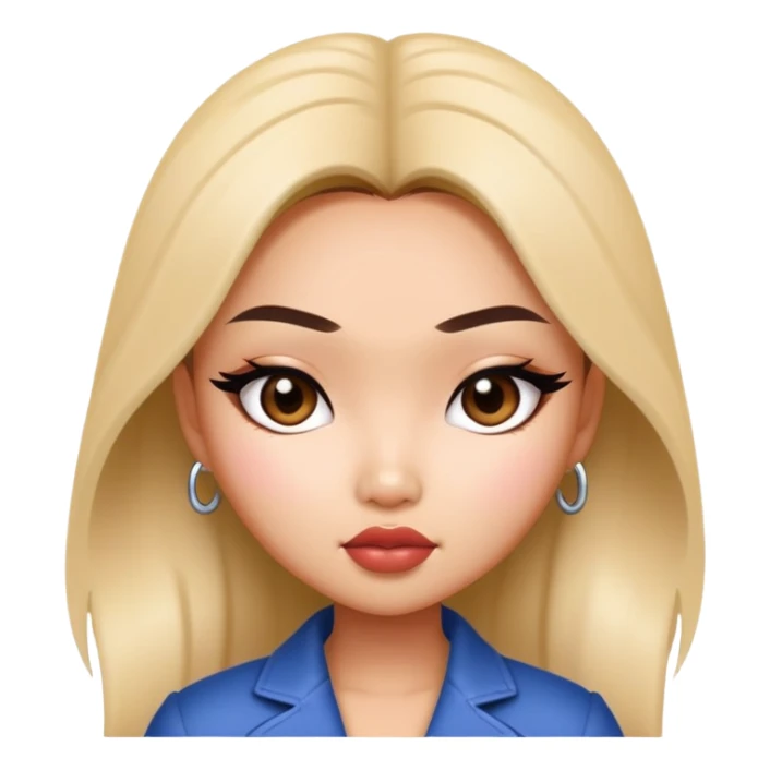 pretty bratz baddie asian sticker