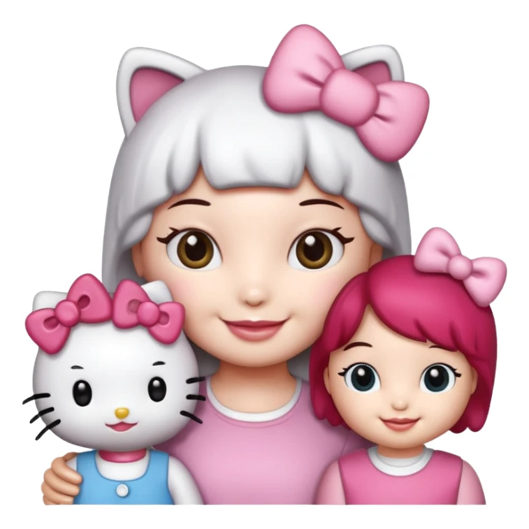 Hello Kitty. Avec ses ami sticker