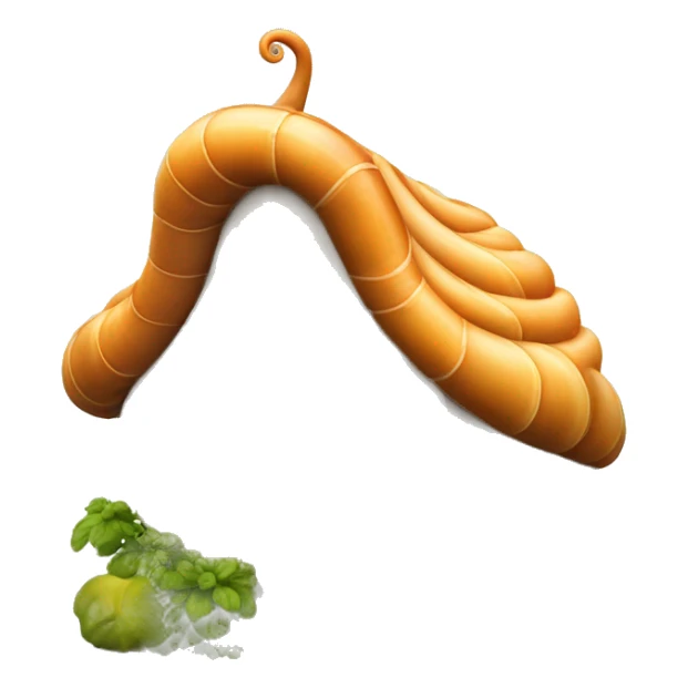 Schnecke mit einem richtigen haus auf dem rücken sticker