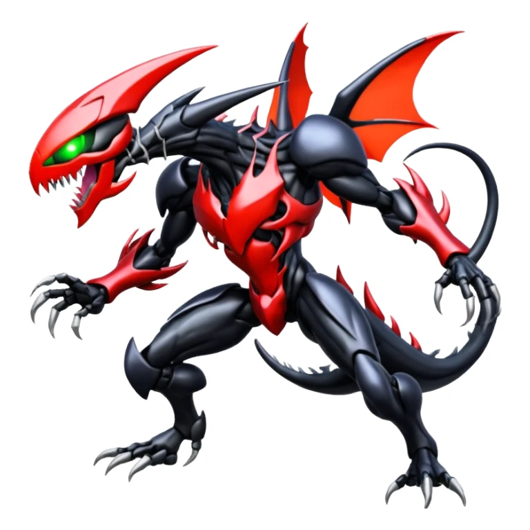 Venom-Cyberbug-Genesect-Zekrom-Darkrai-Scizor-fusion, full body sticker