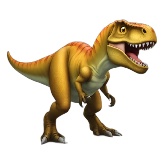 Un T rex sur un T max sticker