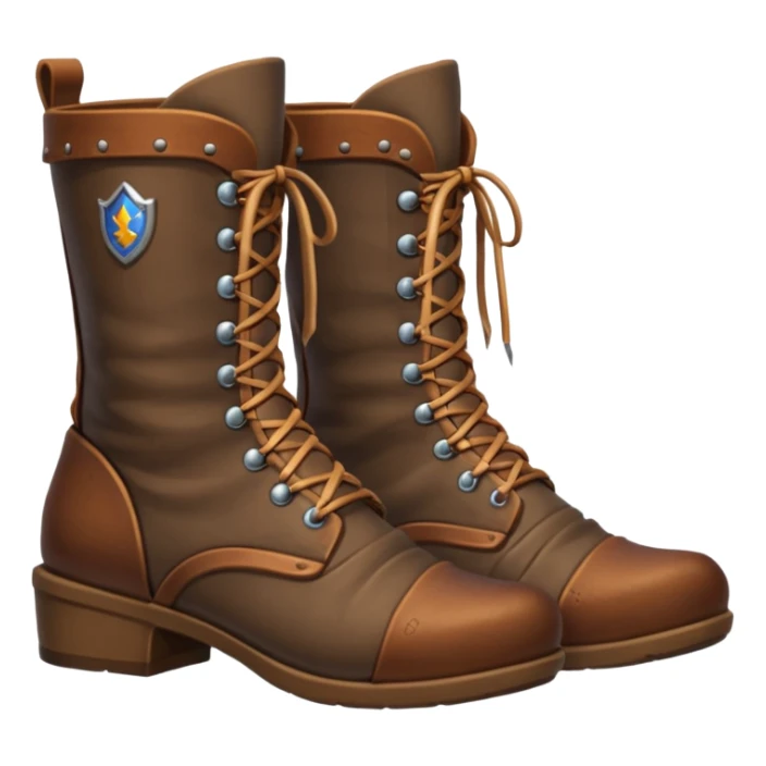 medievil boots, simple fantasy adveture boots, female sticker