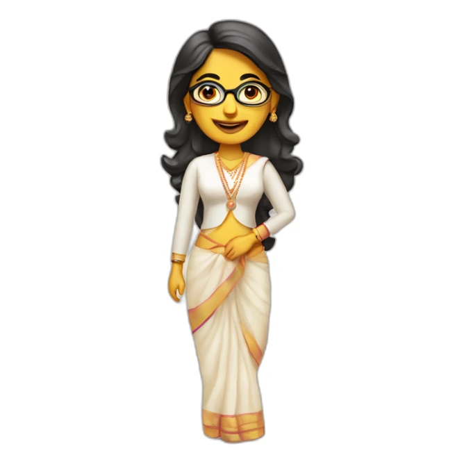 Lakshmi+business woman+ no spectacles+indian sticker