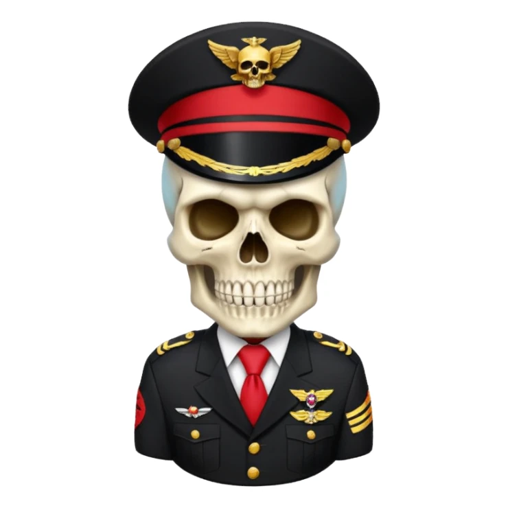 petty officer rank in black and red with a helldiver skull sticker