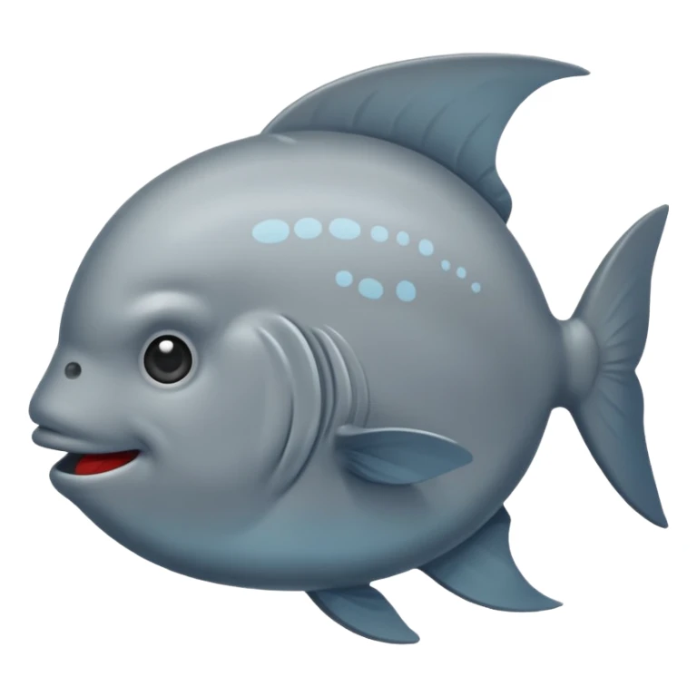 Emoji of Sunfish sticker