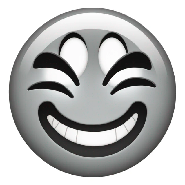 smiley face making sign of cross sticker