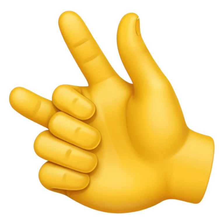 emoji apuntando con la mano hacia la camara sticker