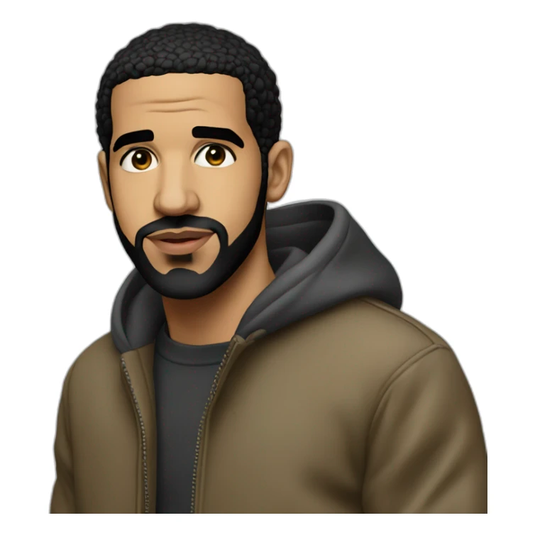 Hyper Realistic drake sticker