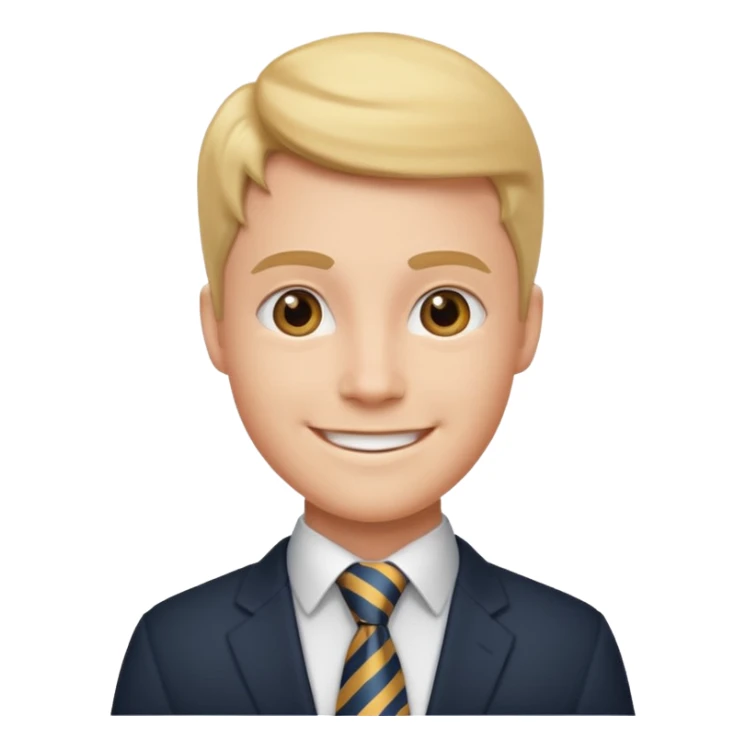 hazme un emoji estilo apple que ayude a una empresa sticker