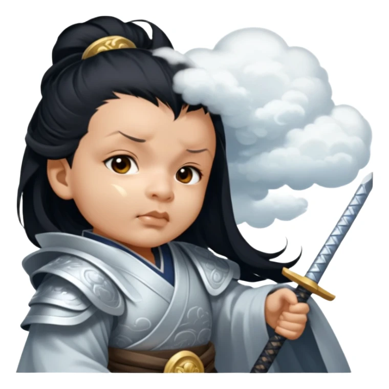 Moonlit Samurai sticker