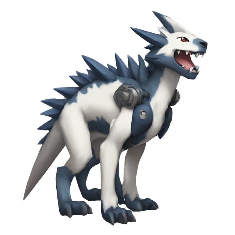 cute cool edgy Digimon-Fakemon-animal full body sticker