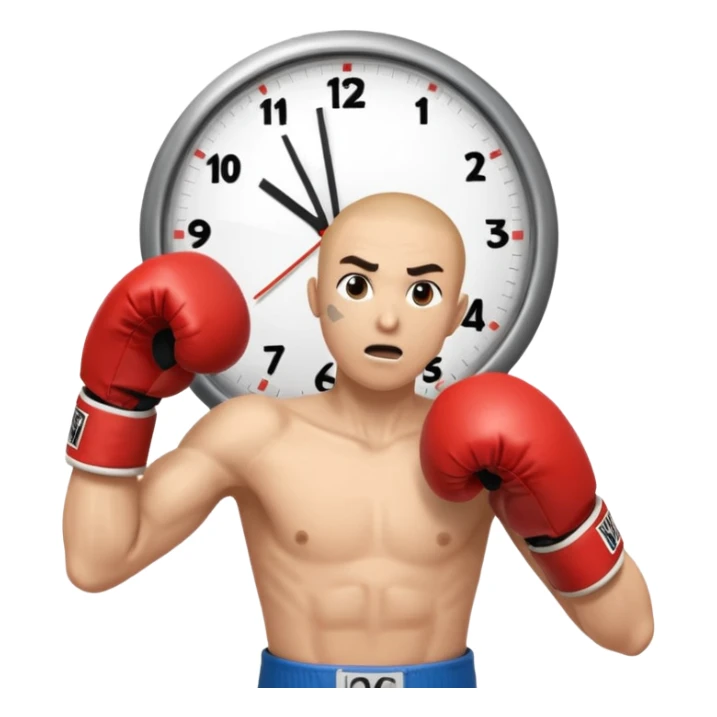Ma verekszünk pörög az idő ⌚️🥊 sticker