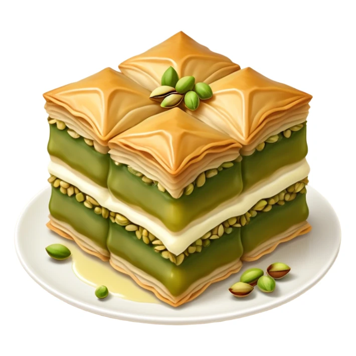 Turkish Food a  name is “Soğuk Baklava” sticker