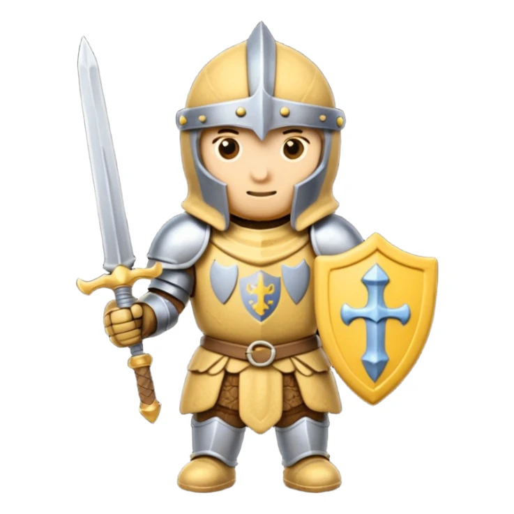 cookie that is a knight because it is a tough cookie sticker