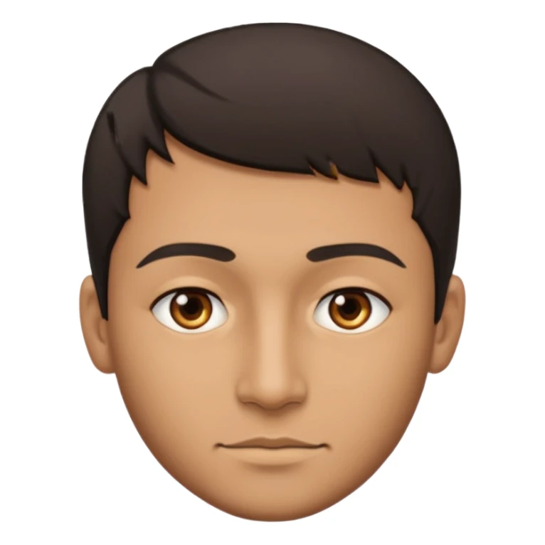 a man with two faces, half of the face looking right, half of the other part looking left sticker